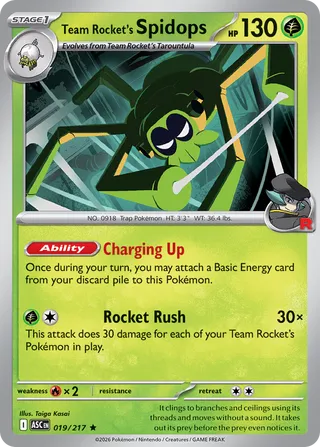 Team Rocket's Spidops - Ascended Heroes (Uncommon) [ASC-019] English / Near Mint / Normal