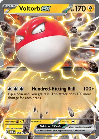 Voltorb ex - Ascended Heroes (Double Rare) [ASC-058] English / Near Mint / Normal