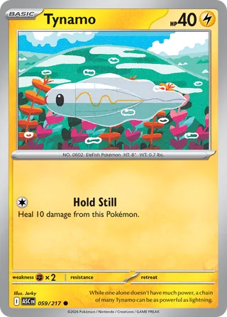 Tynamo - Ascended Heroes (Common) [ASC-059] English / Near Mint / Normal