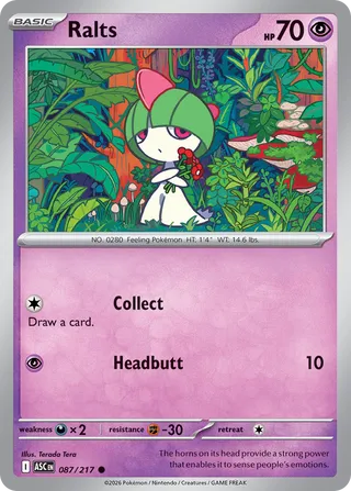 Ralts - Ascended Heroes (Common) [ASC-087] English / Near Mint / Normal
