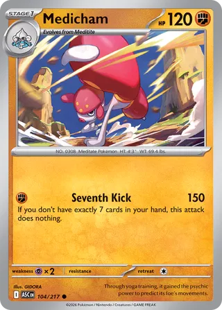 Medicham - Ascended Heroes (Uncommon) [ASC-104] English / Near Mint / Normal