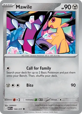 Mawile - Ascended Heroes (Common) [ASC-144] English / Near Mint / Normal