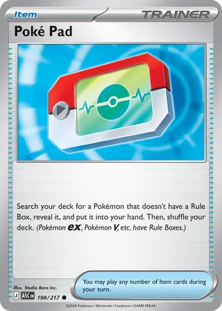 Poké Pad - Ascended Heroes (Uncommon) [ASC-198] English / Near Mint / Normal