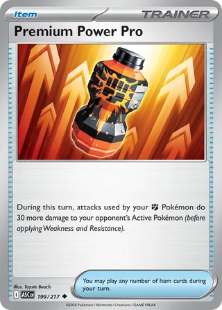 Premium Power Pro - Ascended Heroes (Uncommon) [ASC-199] English / Near Mint / Normal