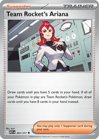 Team Rocket's Ariana - Ascended Heroes (Uncommon) [ASC-202] English / Near Mint / Normal