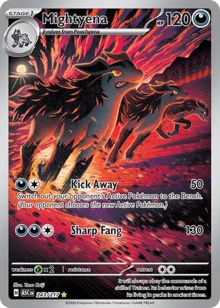 Mightyena - Ascended Heroes (Illustration Rare) [ASC-243] English / Near Mint / Normal
