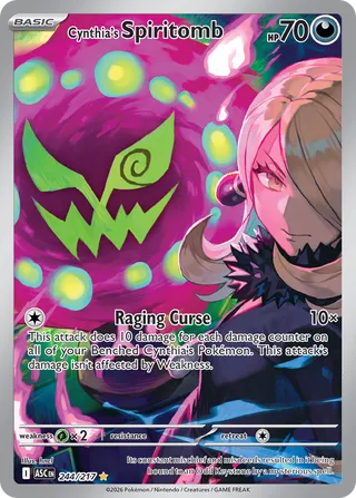 Cynthia's Spiritomb - Ascended Heroes (Illustration Rare) [ASC-244] English / Near Mint / Normal