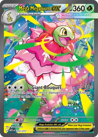 Mega Meganium ex - Ascended Heroes (Special Illustration Rare) [ASC-272] English / Near Mint / Normal
