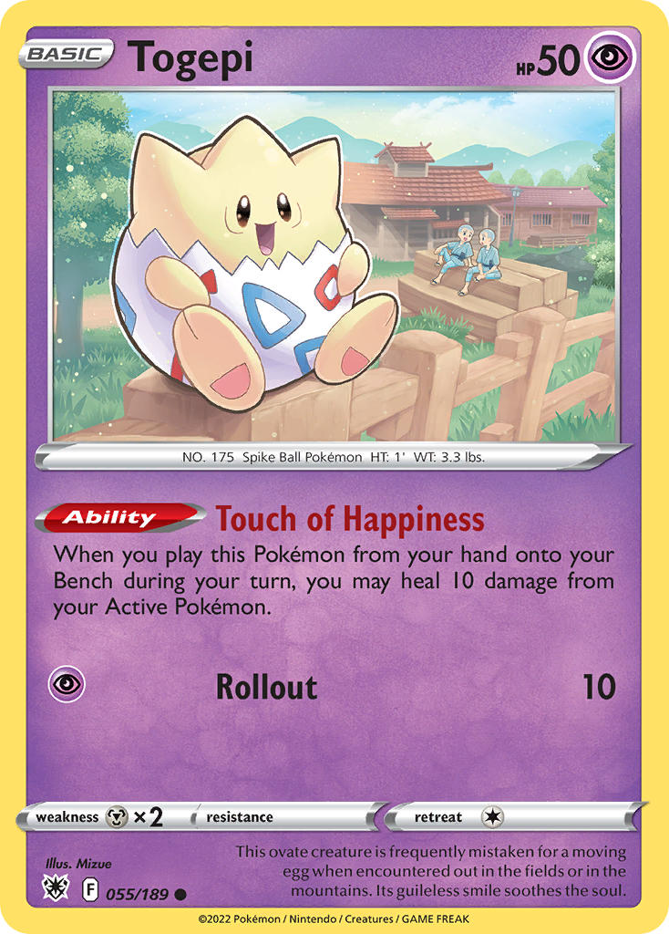 Togepi - Astral Radiance (Common) [ASR-055] English / Near Mint / Normal