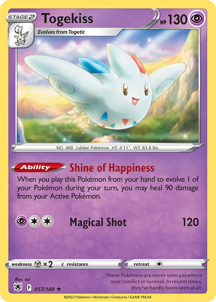 Togekiss - Astral Radiance (Holo Rare) [ASR-057] English / Near Mint / Normal