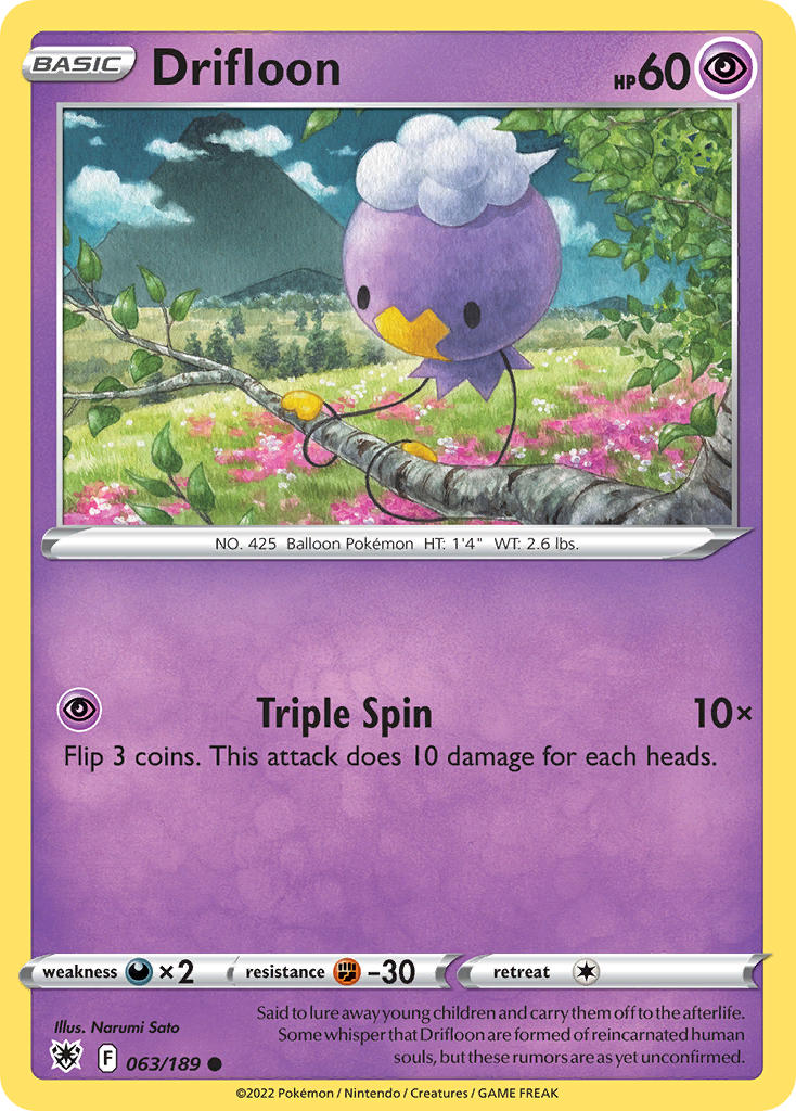 Drifloon - Astral Radiance (Common) [ASR-063] English / Near Mint / Normal