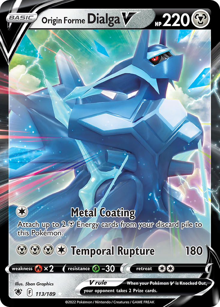 Origin Forme Dialga V - Astral Radiance (Ultra Rare) [ASR-113] English / Near Mint / Normal