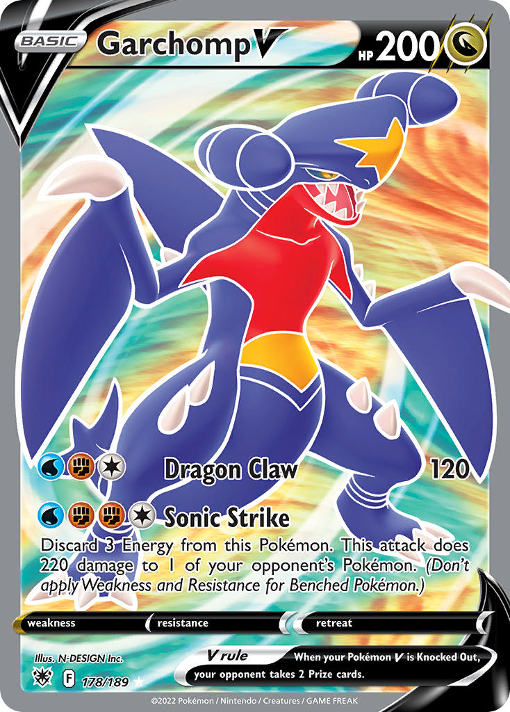 Garchomp V - Astral Radiance (Ultra Rare) [ASR-178] English / Near Mint / Normal