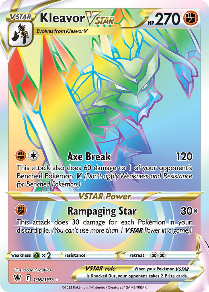 Kleavor VSTAR - Astral Radiance (Secret Rare) [ASR-196] English / Near Mint / Normal