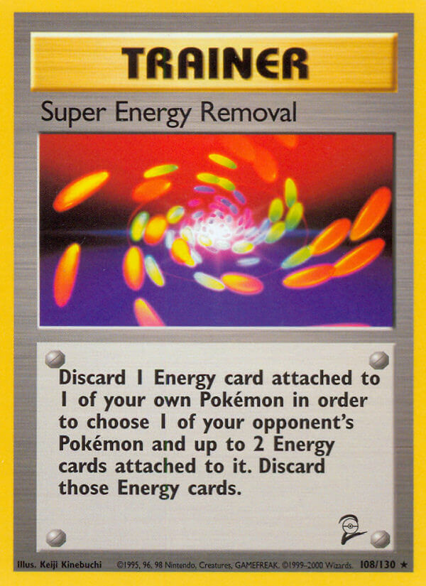 Super Energy Removal⁣ - Base Set 2⁣ (Rare)⁣ [108] English / Played / Normal