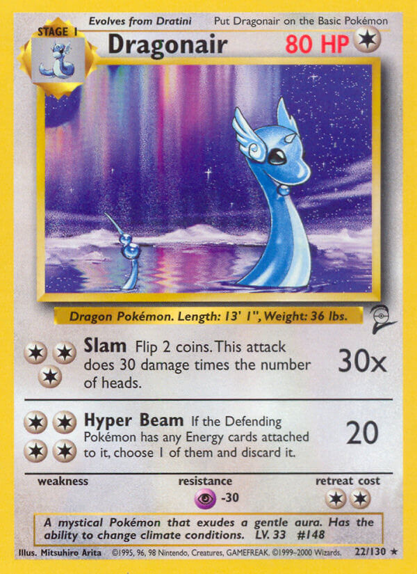Dragonair⁣ - Base Set 2⁣ (Rare)⁣ [22] English / Light Played / Normal