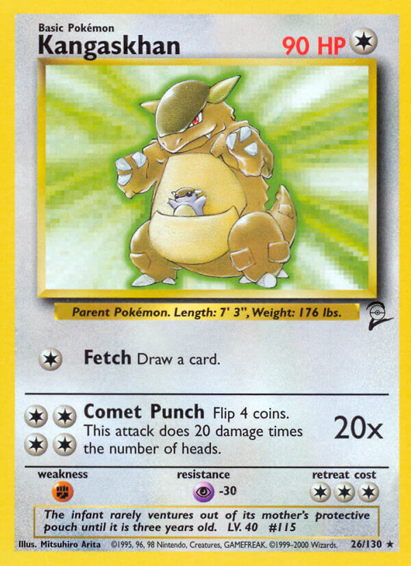 Kangaskhan - Base Set 2 (Rare) [B2-26] English / Near Mint / Normal