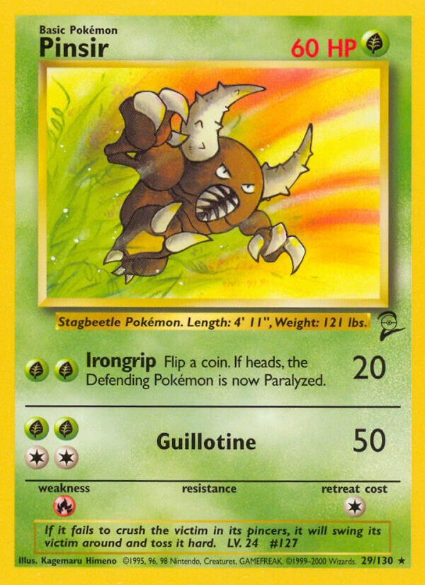Pinsir - Base Set 2 (Rare) [B2-29] English / Light Played / Normal