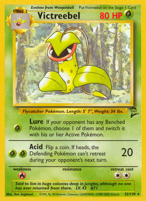 Victreebel - Base Set 2 (Rare) [B2-32] English / Light Played / Normal