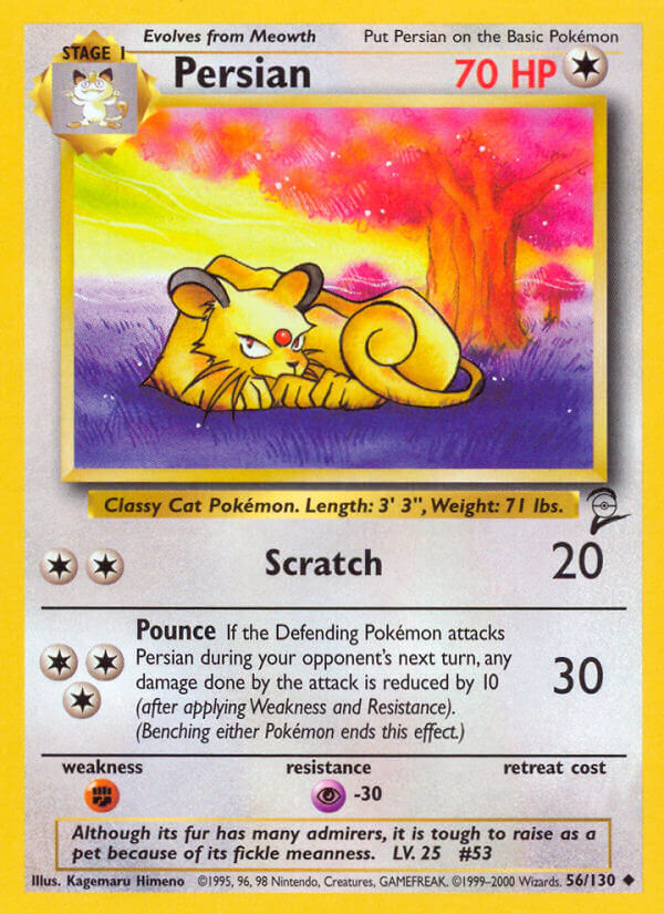 Persian⁣ - Base Set 2⁣ (Uncommon)⁣ [56] English / Played / Normal