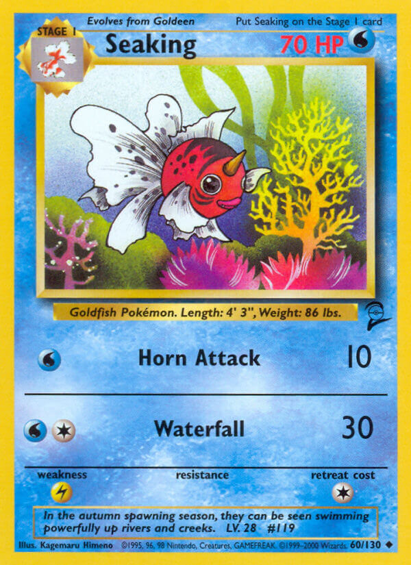 Seaking⁣ - Base Set 2⁣ (Uncommon)⁣ [60] English / Light Played / Normal