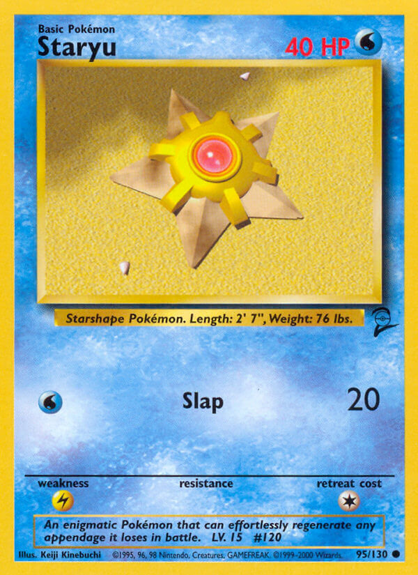 Staryu⁣ - Base Set 2⁣ (Common)⁣ [95]