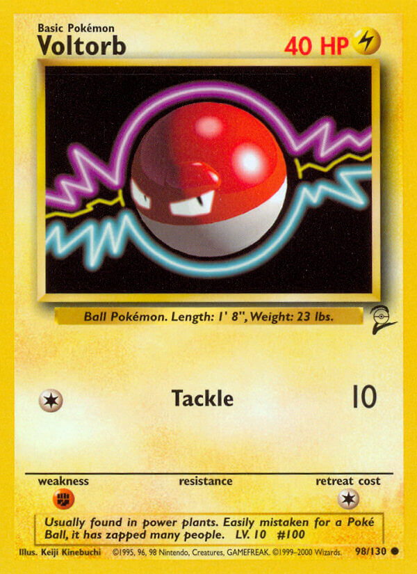 Voltorb⁣ - Base Set 2⁣ (Common)⁣ [98] English / Excellent / Normal