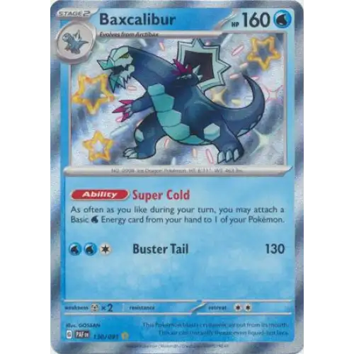 Baxcalibur - Baby Shiny - Holo - 130/091 - Enkeltkort