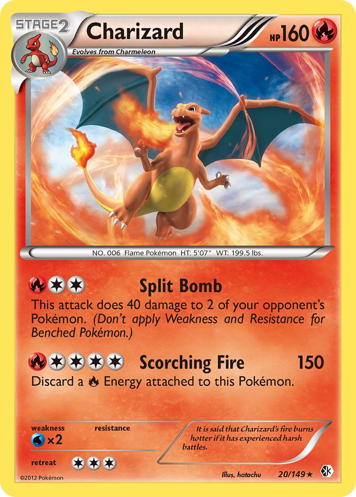 Charizard - Boundaries Crossed (Holo Rare) [BCR-20] English / Near Mint / Normal