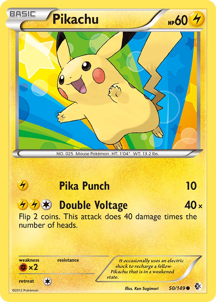 Pikachu - Boundaries Crossed (Common) [BCR-50] English / Near Mint / Normal