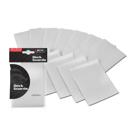 BCW: Deck Guard - Double Matte (50 stk.) Card Sleeves BCW Hvid 