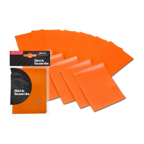 BCW: Deck Guard - Double Matte (50 stk.) Card Sleeves BCW Orange 