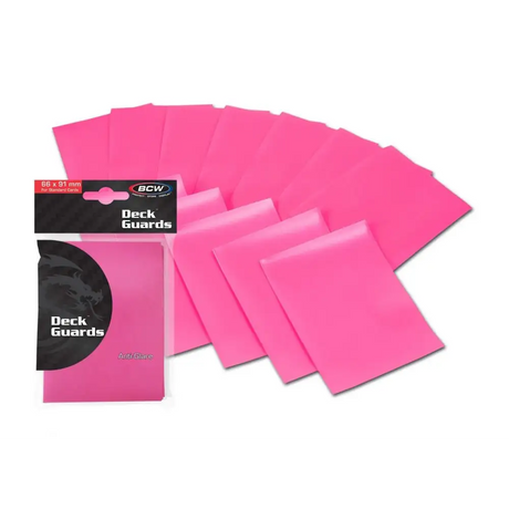 BCW: Deck Guard - Double Matte (50 stk.) Card Sleeves BCW Pink 