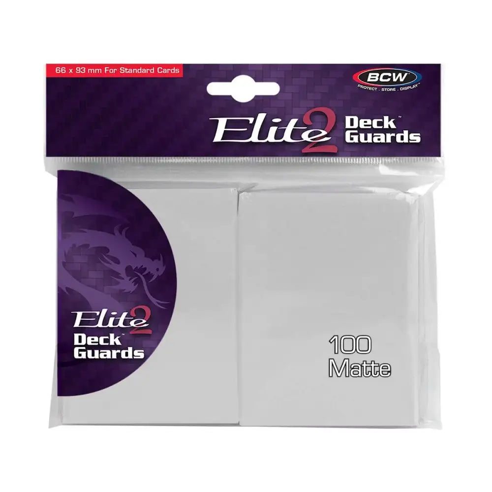 BCW: Deck Guard Elite2 Matte (100 stk.) Card Sleeves BCW 