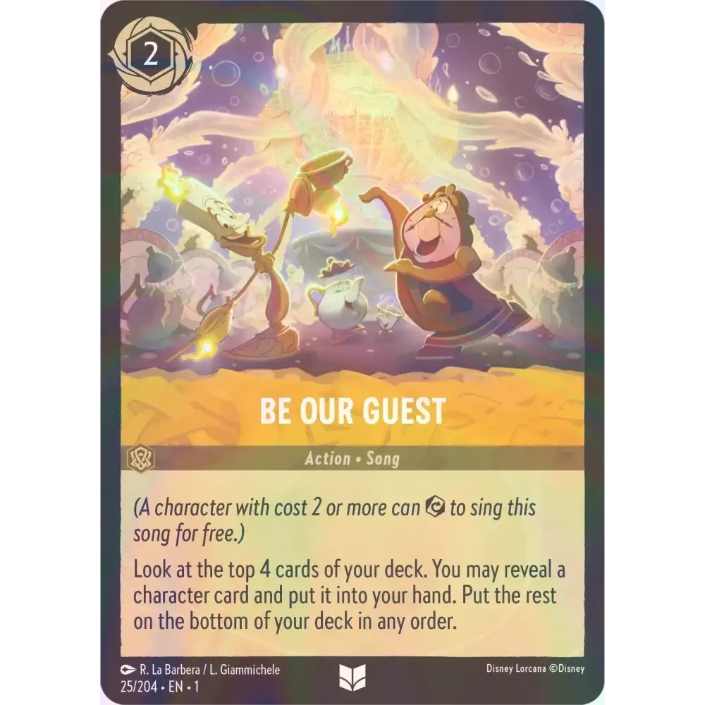 Be Our Guest - Foil (Uncommon) - 25/204 - Disney Lorcana