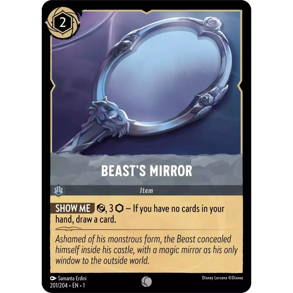 Beast’s Mirror (Common) - 201/204 - Disney Lorcana Singles