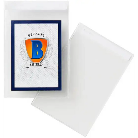 Beckett Shield: Large Size Card Storage - 50 stk. Semi Rigid Tilbehør Cardboard Gold 