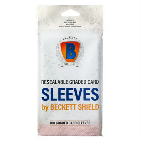 Beckett Shield: Resealable Graded Card Sleeves Sleeves Beckett Shield 