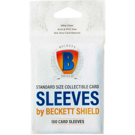 Beckett Shield: Standard Size Collectible Card Sleeves Sleeves Beckett Shield 