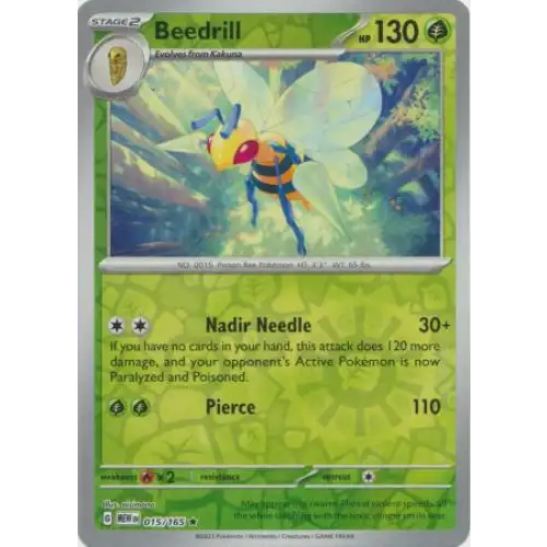Beedrill - Reverse - 015/165 - Enkeltkort