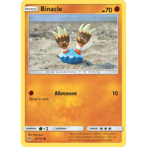 Binacle - 66/131 - Enkeltkort