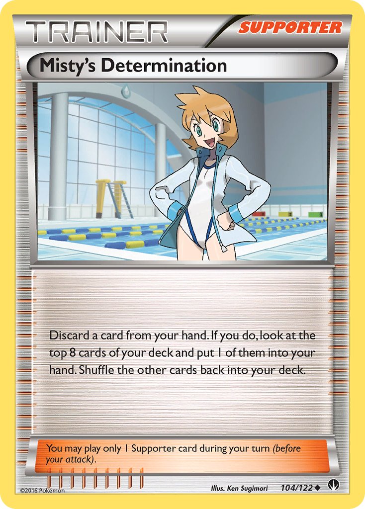 Misty's Determination - BREAKpoint (Uncommon) [BKP-104] English / Near Mint / Normal