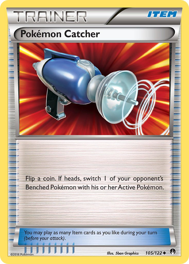 Pokémon Catcher - BREAKpoint (Uncommon) [BKP-105] English / Near Mint / Normal