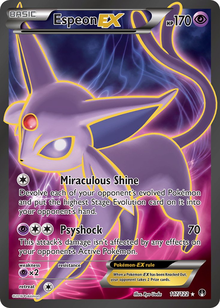 Espeon EX - BREAKpoint (Ultra Rare) [BKP-117] English / Near Mint / Normal