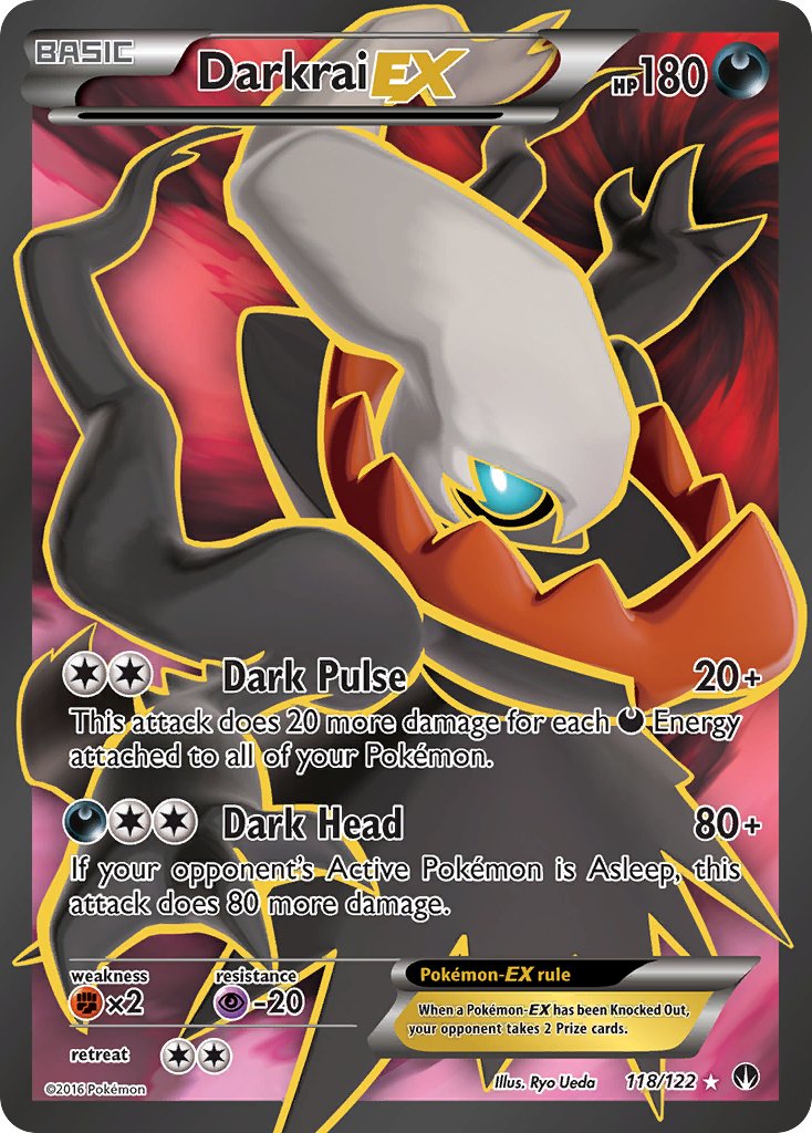 Darkrai EX - BREAKpoint (Ultra Rare) [BKP-118] English / Near Mint / Normal