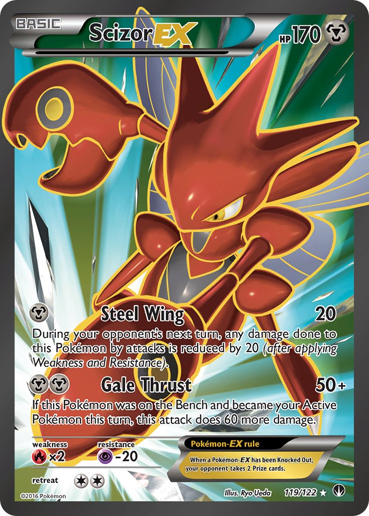 Scizor EX - BREAKpoint (Ultra Rare) [BKP-119] English / Near Mint / Normal
