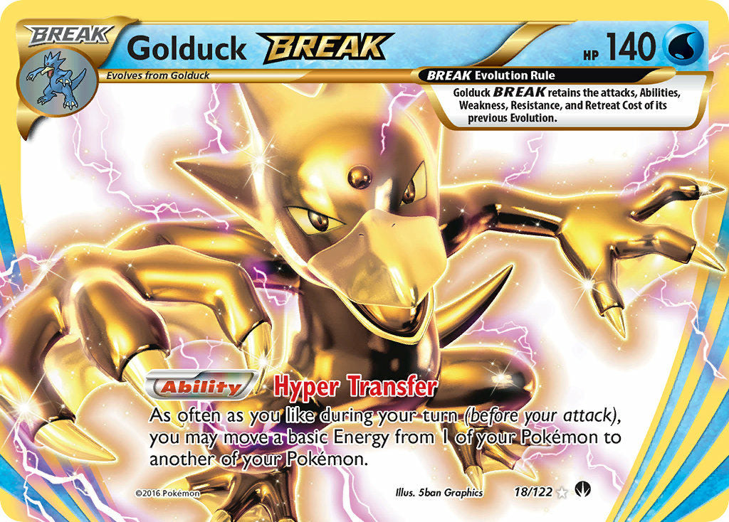 Golduck BREAK - BREAKpoint (Holo Rare) [BKP-18] English / Near Mint / Normal
