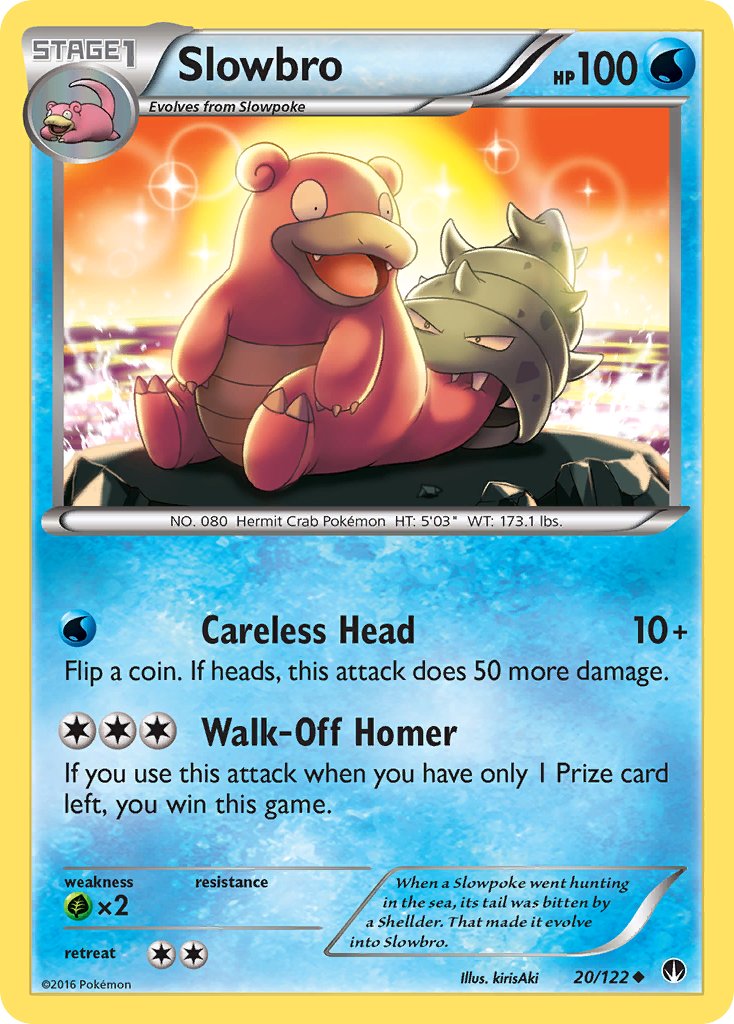 Slowbro - BREAKpoint (Uncommon) [BKP-20] English / Near Mint / Normal