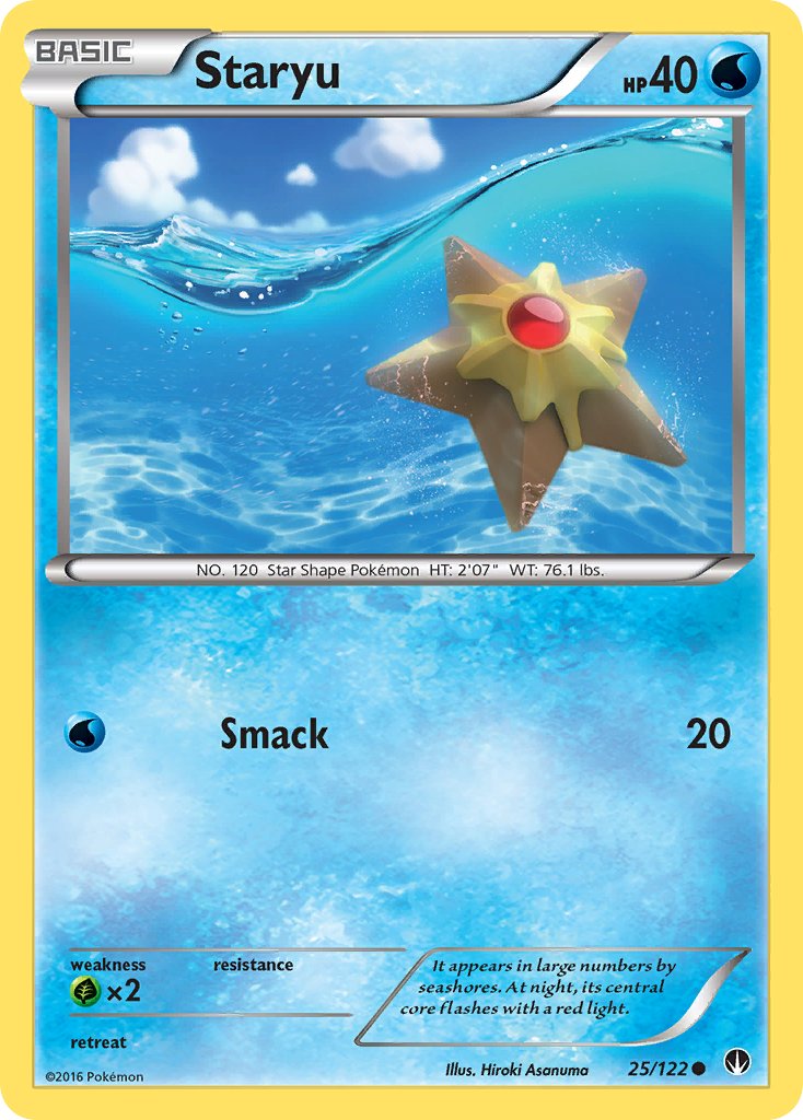 Staryu - BREAKpoint (Common) [BKP-25] English / Near Mint / Normal