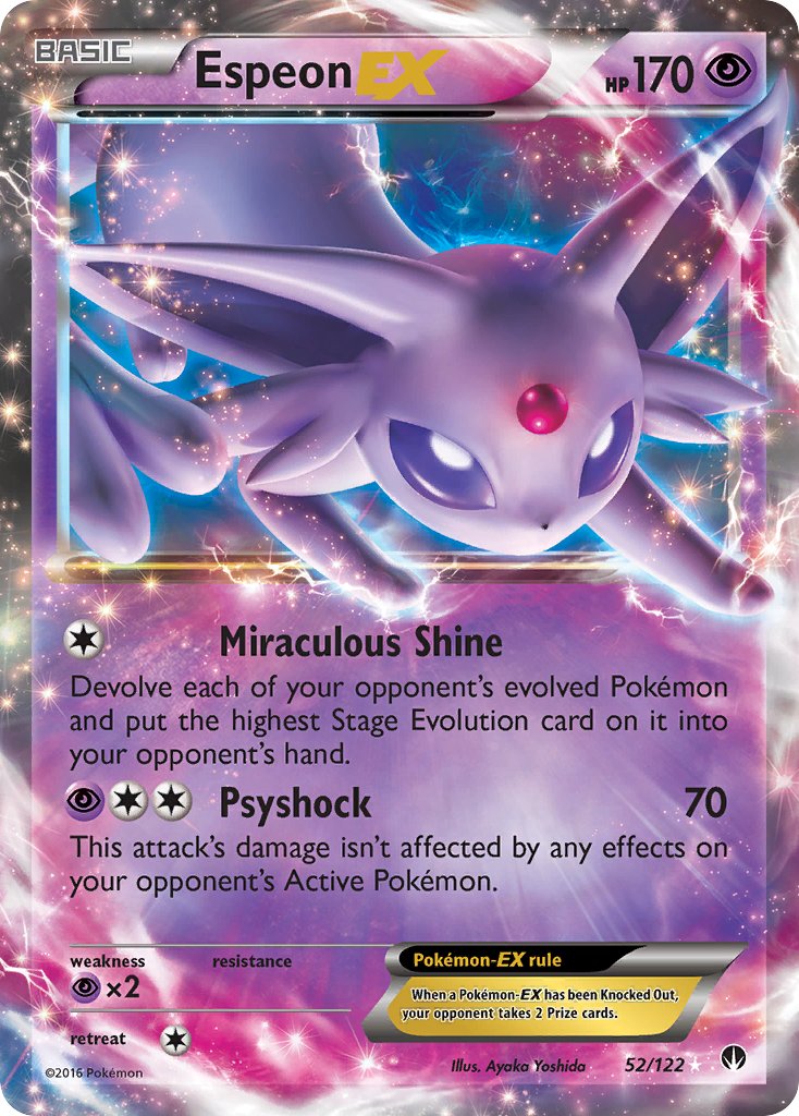 Espeon EX - BREAKpoint (Ultra Rare) [BKP-52] English / Near Mint / Normal